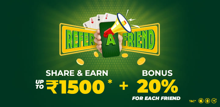 Refer a Friend Bonus at Sleek Rummy