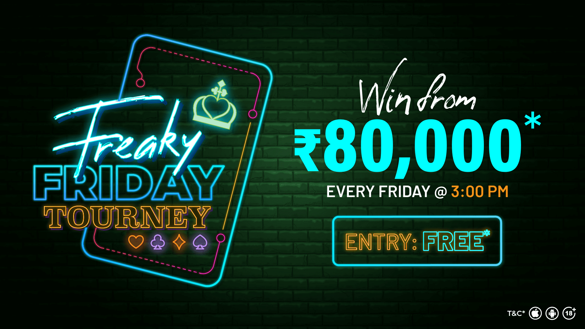 Freaky Friday Tourney at Sleek Rummy